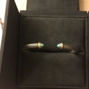 Cable Classic David Yurman Bracelet in Turquoise!